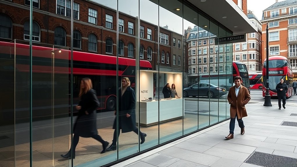 Frameless Glass Shop Fronts Regent's Park