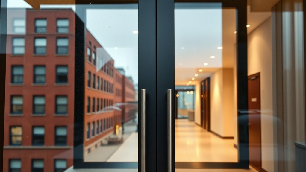 Glass Doors Great Portland Street