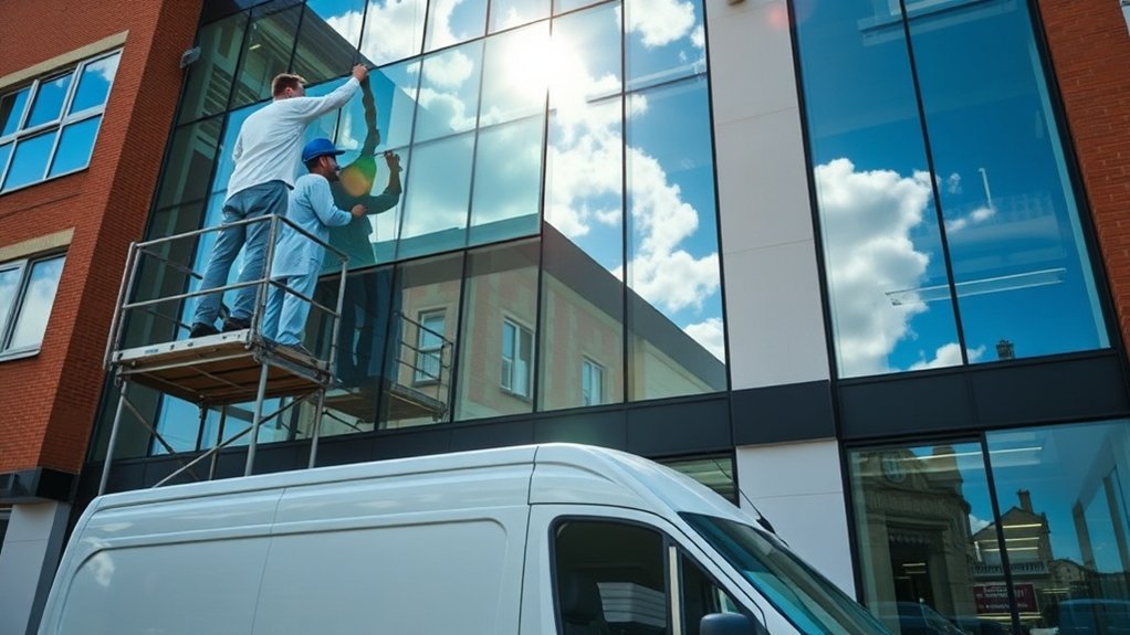 Glazier in Great Portland Street