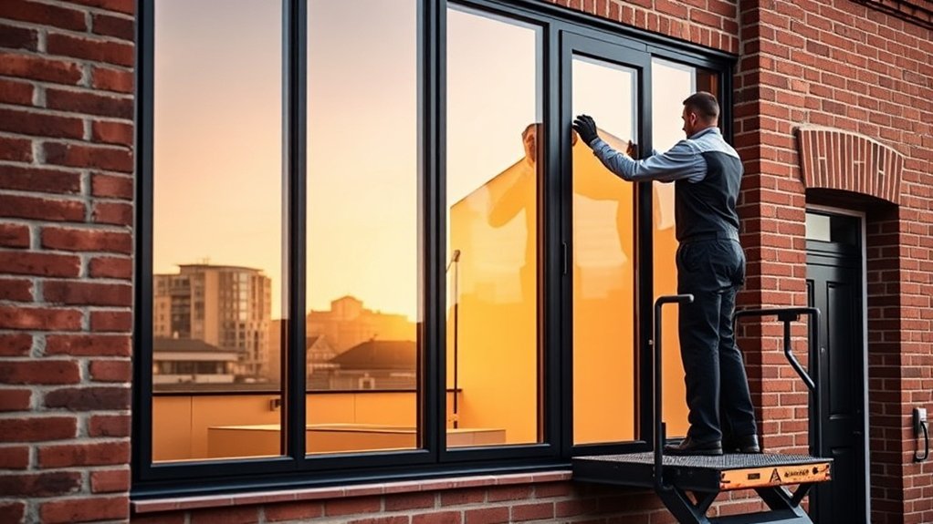 Glazier in Park Crescent